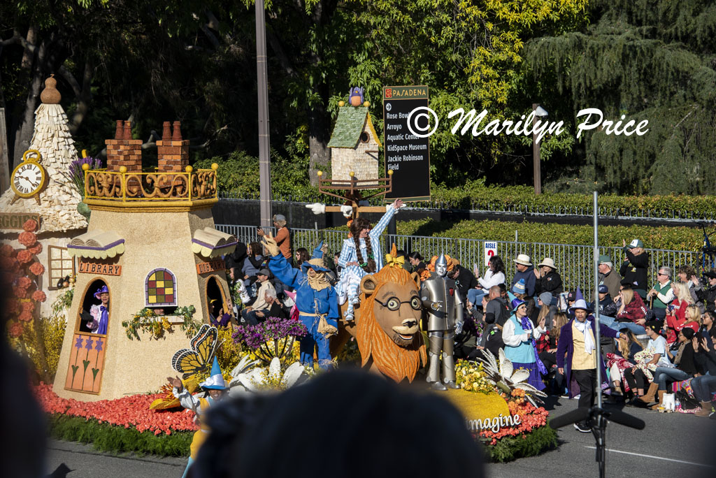 Kaiser Permanente float (Courage to Reimagine), Rose Parade, Pasadena, CA