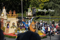 Kaiser Permanente float (Courage to Reimagine), Rose Parade, Pasadena, CA