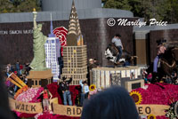 Cowboy Channel's float (Walk Ride Rodeo), Rose Parade, Pasadena, CA