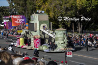Farmers Insurance float (Conveyor of Hope), Rose Parade, Pasadena, CA