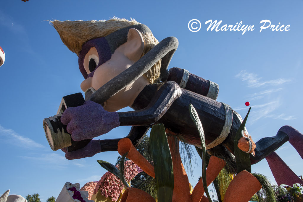 Details of the Honda float (Our Hope for the Future), Showcase of Floats, Pasadena, CA