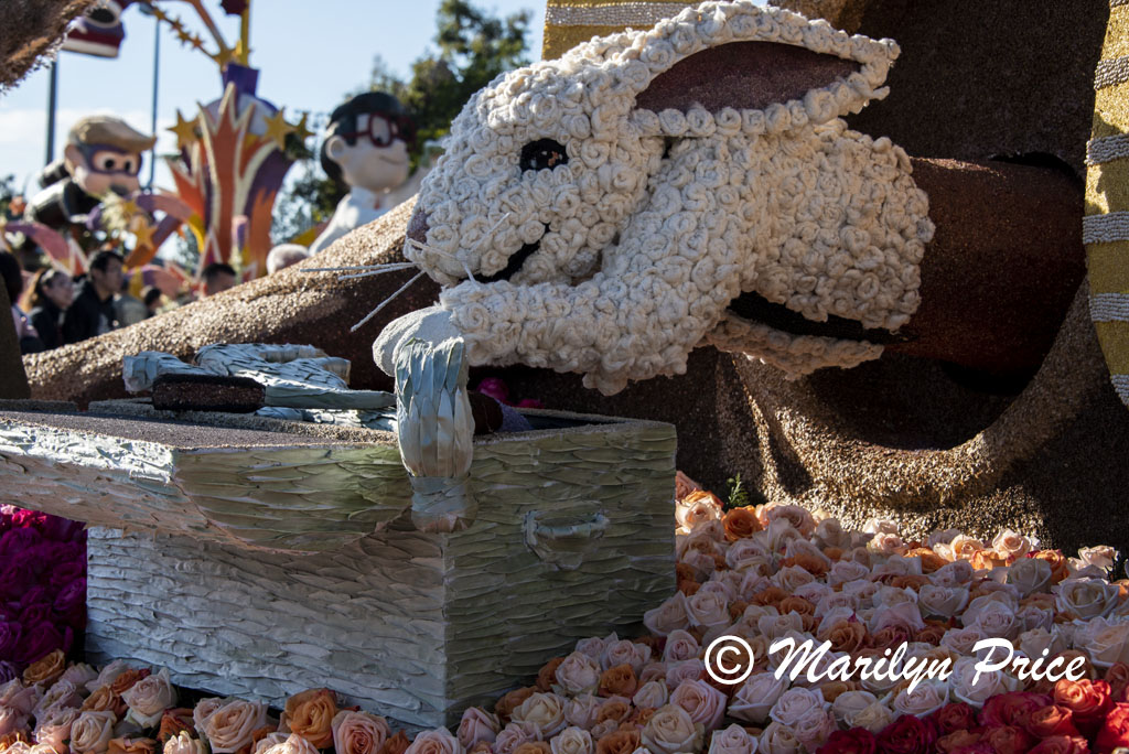 Details of the Wescom float (Better Together: Hope Creates Community), Showcase of Floats, Pasadena, CA
