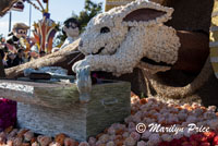 Details of the Wescom float (Better Together: Hope Creates Community), Showcase of Floats, Pasadena, CA
