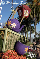 Details of China Airlines float (Dreams of Flying, Wings of Hope), Showcase of Floats, Pasadena, CA
