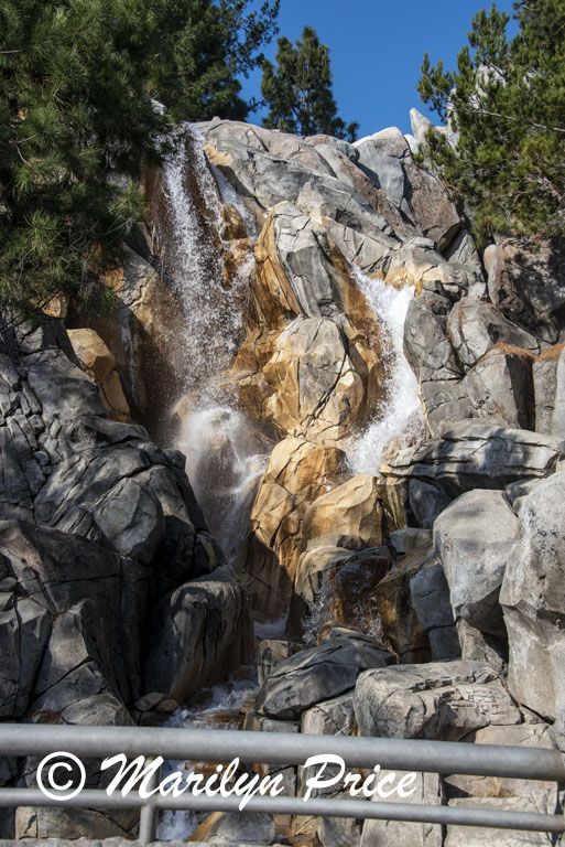 Waterfall, Grizzly Peak, Disney California Adventure Park, Anaheim, CA