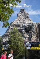 Matterhorn and monorail, Disneyland Park, Anaheim, CA