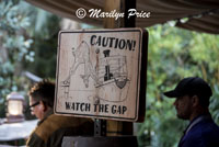 Sign, Jungle Cruise, Adventureland, Disneyland Park, Anaheim, CA