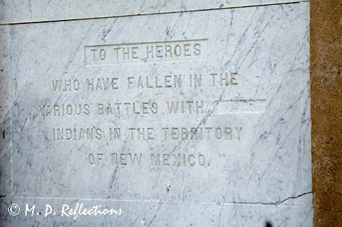 Monument in Plaza, Santa Fe, NM
