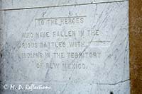 Monument in Plaza, Santa Fe, NM