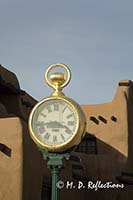 Clock, Plaza, Santa Fe, NM