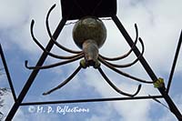 Glass spider, children's garden, Denver Botanical Gardens, Denver, CO