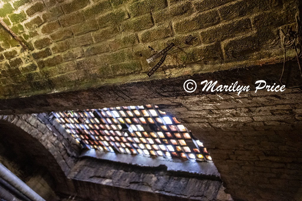 Skylight provided light, Underground tour, Seattle, WA