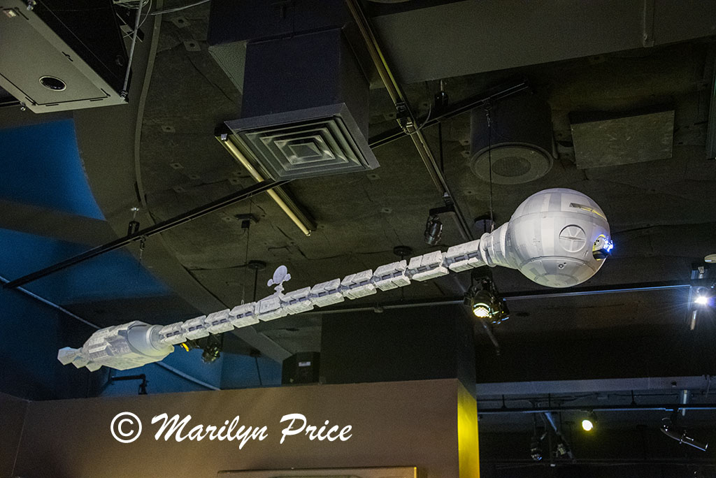 Model of the ship from 2001: A Space Oddessey, Museum of Pop Culture (MoPOP), Seattle, WA