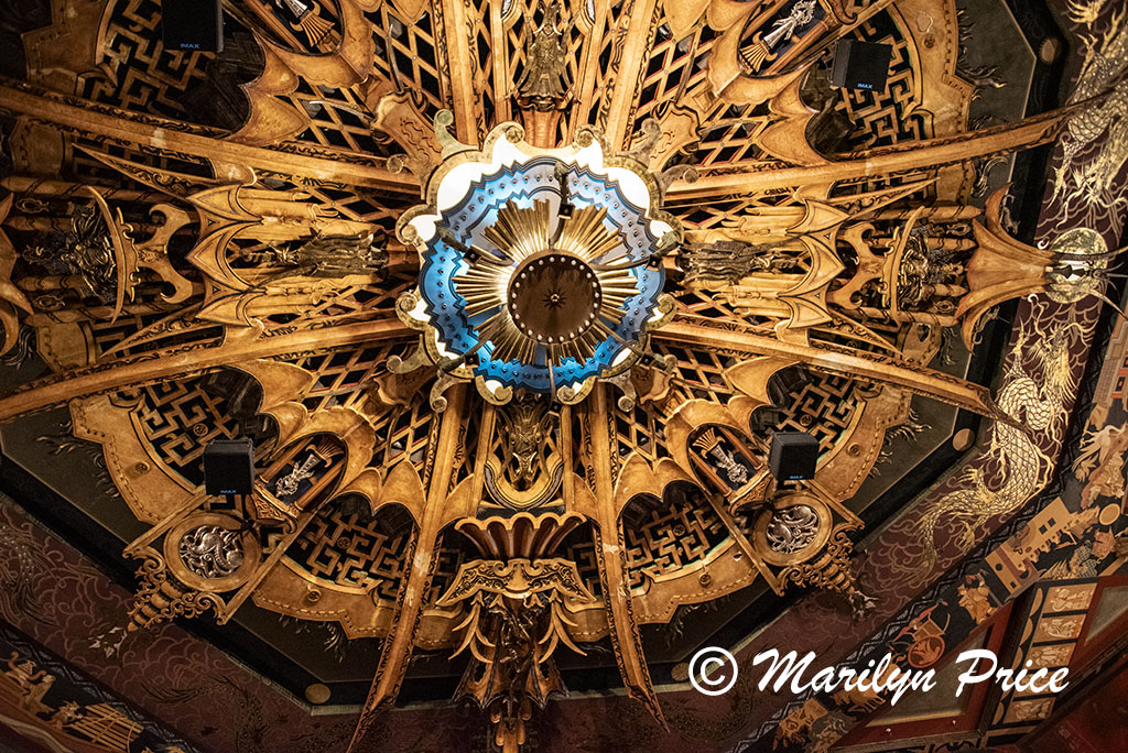 Ceiling of main auditorium, Chinese Theater, Los Angeles, CA