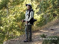 Marilyn on Rattlesnake Gulch Trail, Eldorado Canyon State Park, CO