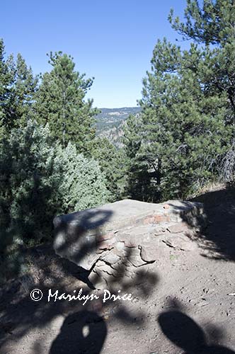 Part of the foundation of the Crags Hotel, Rattlesnake Gulch Trail, Eldorado Canyon State Park, CO