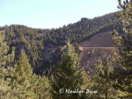 Train tracks near Rattlesnake Gulch Trail, Eldorado Canyon State Park, CO