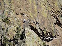 Rock climbers, Eldorado Canyon State Park, CO