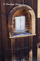 Bunkhouse window, Blue Bird Mine, Caribou Ranch Open Space, CO