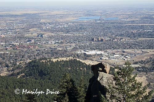 Looking east from Royal Arch, Royal Arch Trail, Boulder, CO