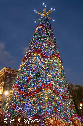 Christmas tree, Universal Studios, Orlando, FL