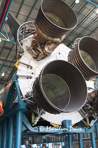Engines of a Saturn V rocket, Kennedy Space Center, FL