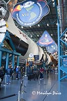 Saturn V rocket on display in the Apollo-Saturn V building, Kennedy Space Center, FL