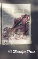 Informational sign, Pont du Gard, France