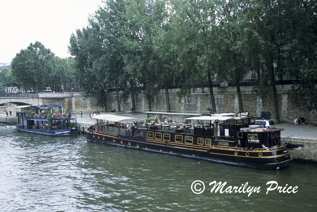 Riverboats on the Seine, Paris, France