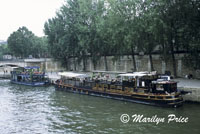Riverboats on the Seine, Paris, France