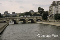 Pont Neuf crosses the River Seine, Paris, France