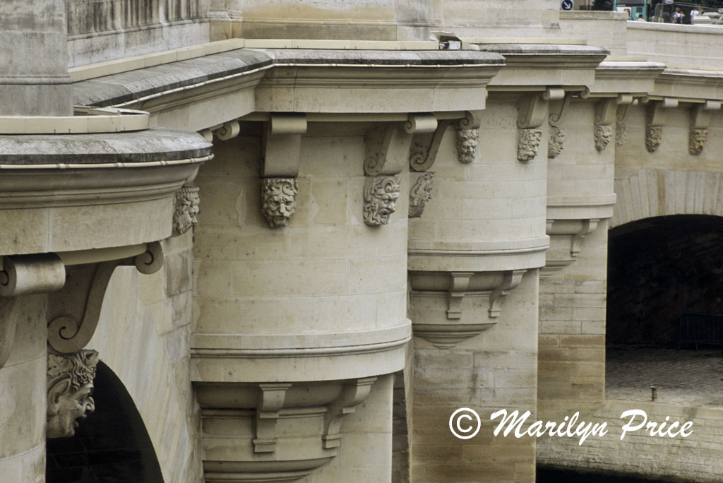 Detail, Pont Neuf, Paris, France