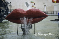 Kinetic fountain at the Pompidou Center, Paris, France