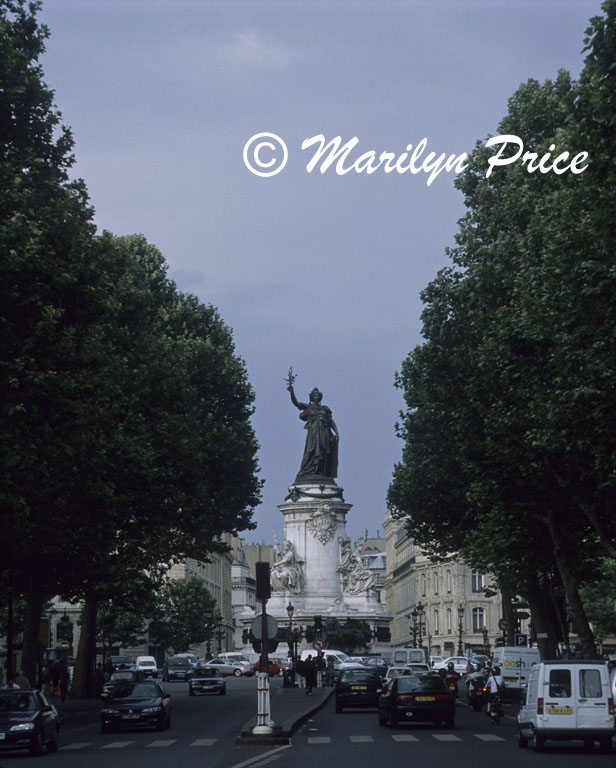 Place de la Republique, Parise, France