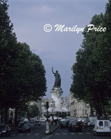 Place de la Republique, Parise, France