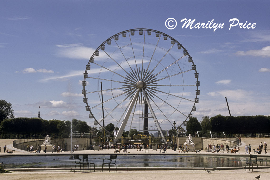 Ferris wheel, Tuileries Garden, Paris, France