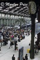 Train platforms, Gare du Lyon, Paris, France