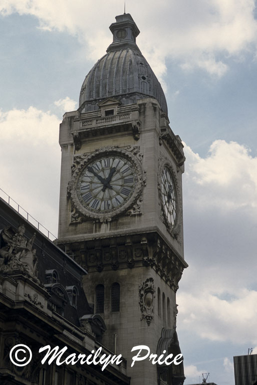 Clock tower, Gare du Lyon, Paris, France