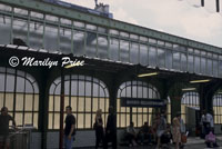People waiting for the arrival of the Metro, Paris, France