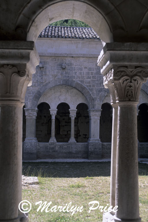 Cloister, Abbaye de Senanque, France