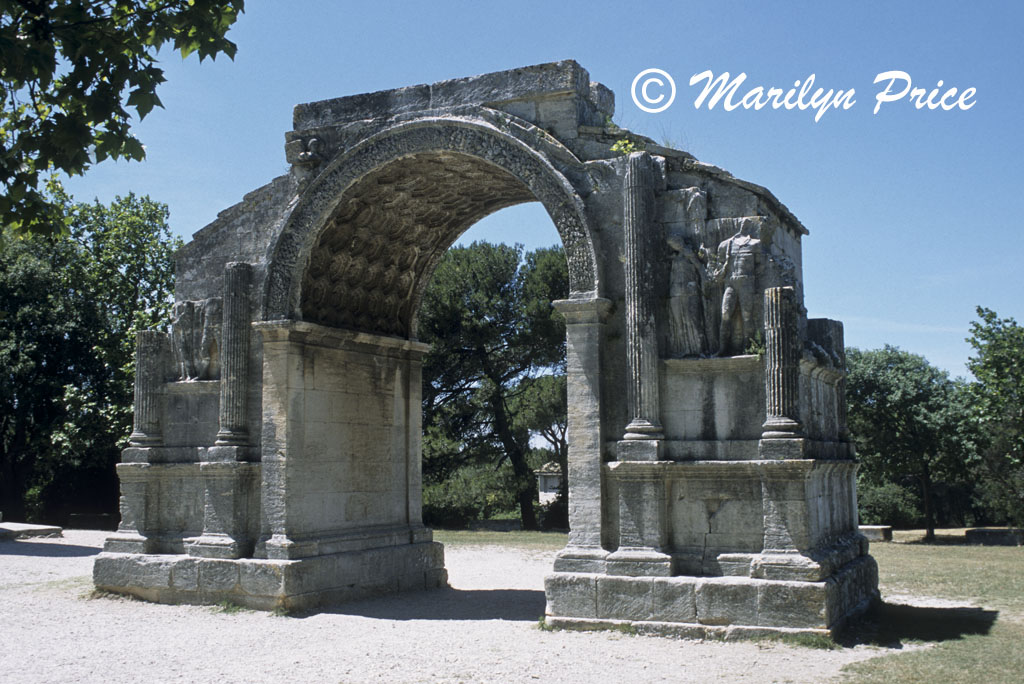 Roman arch, Les Antiques, St. Remy de Provence, France