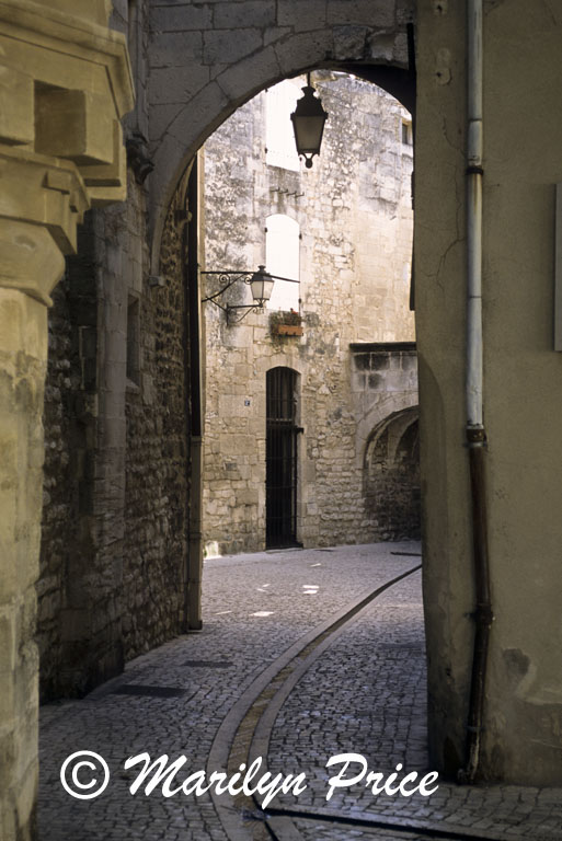 A quiet street in St. Remy de Provence, France