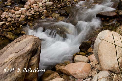 Cascades, Bright Angel Creek, North Kaibab Trail, Grand Canyon National Park, AZ