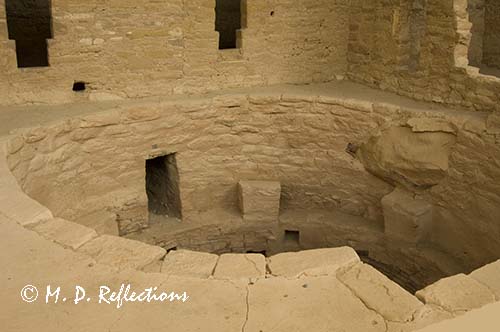 Excavated kiva, Spruce Tree House, Mesa Verde National Park, CO
