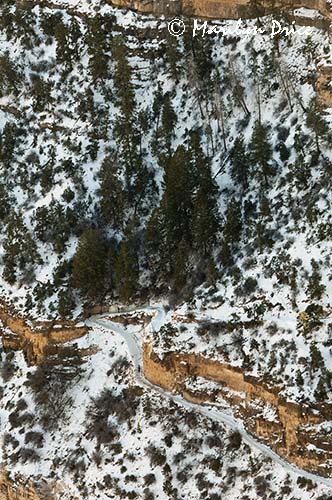 Bright Angel Trail from Trailview Overlook, South Rim, Grand Canyon National Park, AZ