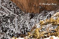 Bright Angel Trail from Trailview Overlook, South Rim, Grand Canyon National Park, AZ