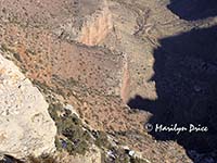 Bright Angel Trail from Trailview Overlook, South Rim, Grand Canyon National Park, AZ