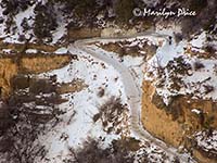 Bright Angel Trail from Trailview Overlook, South Rim, Grand Canyon National Park, AZ