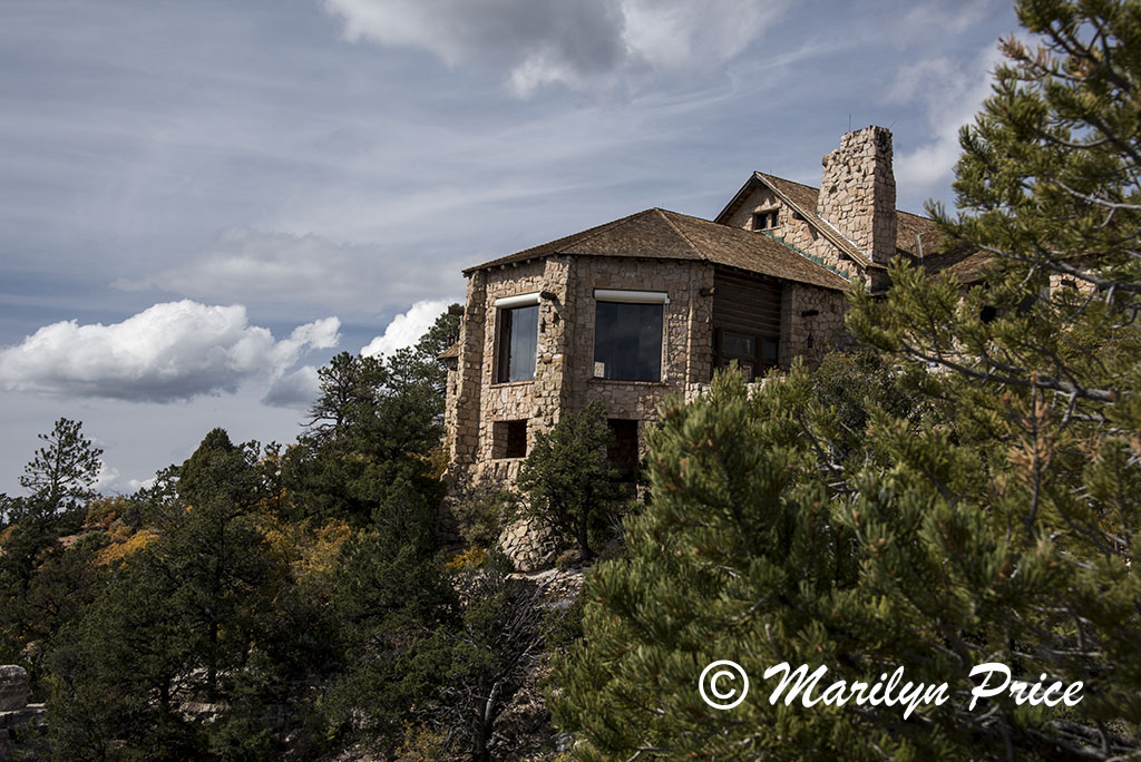 Grand Canyon Lodge from below, North Rim, Grand Canyon National Park, AZ