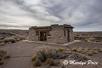Original Visitor's Center for the Petrified Forest, now restored, Puerco Pueblo, Petrified Forest National Park, AZ